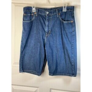 Levis Jean Shorts Men's 569 Med Wash 34W 13R Casual Straight 100% Cotton